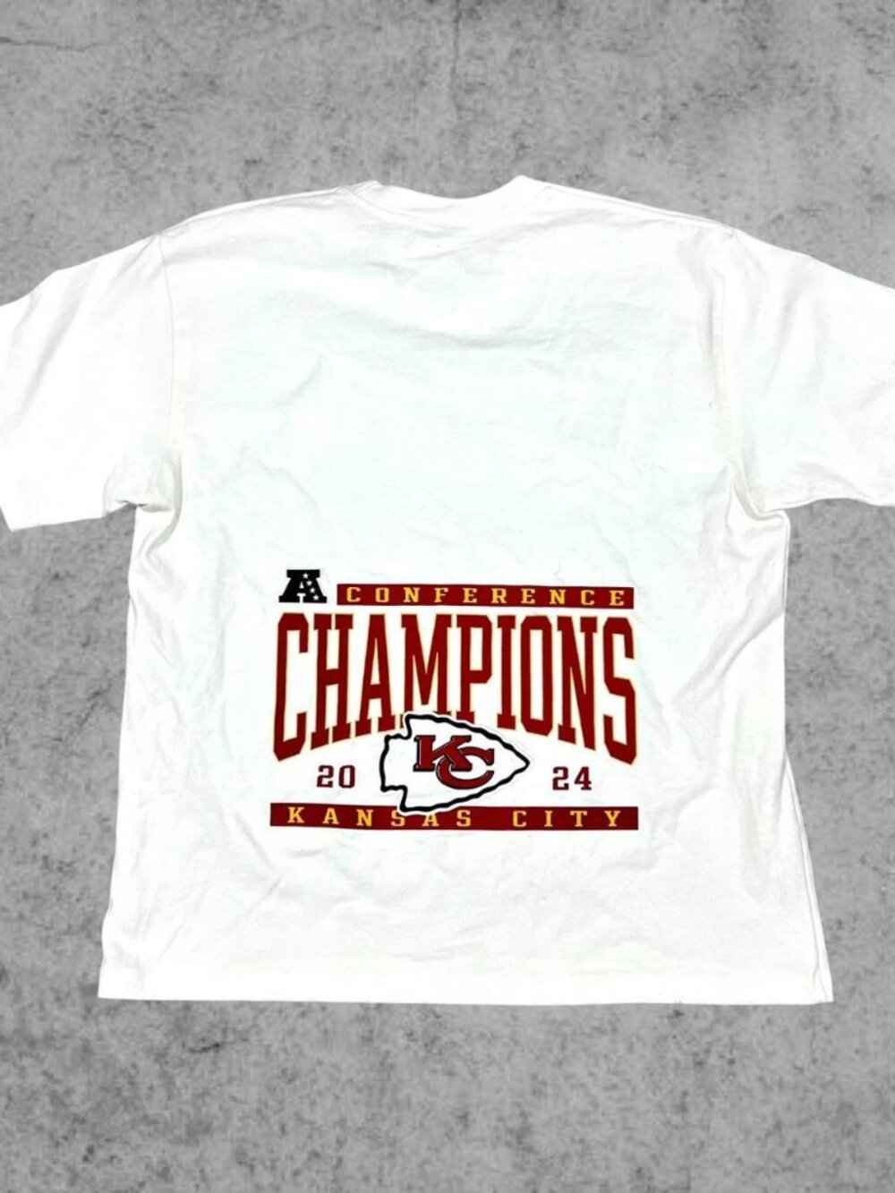 Kansas City Chiefs Conference Champions Graphic T-Shirt, Size M | Graphic Tee